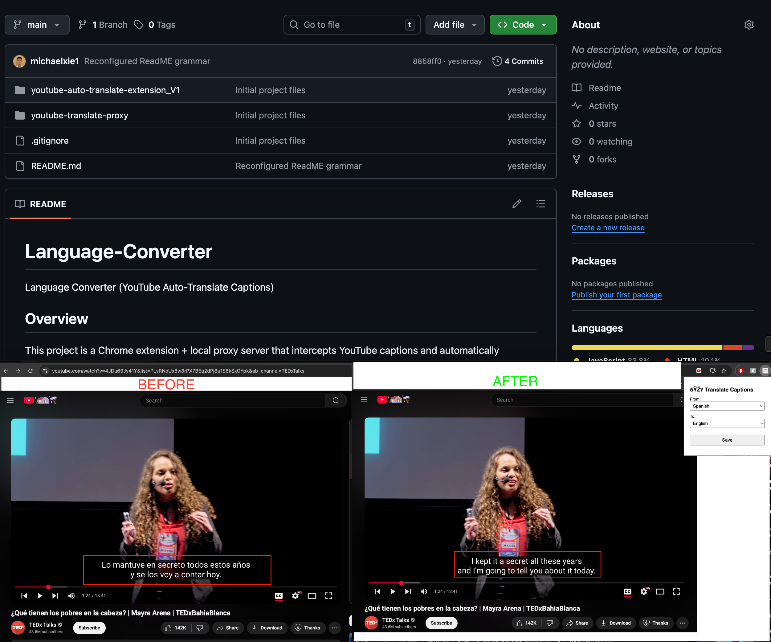 Language Converter Preview