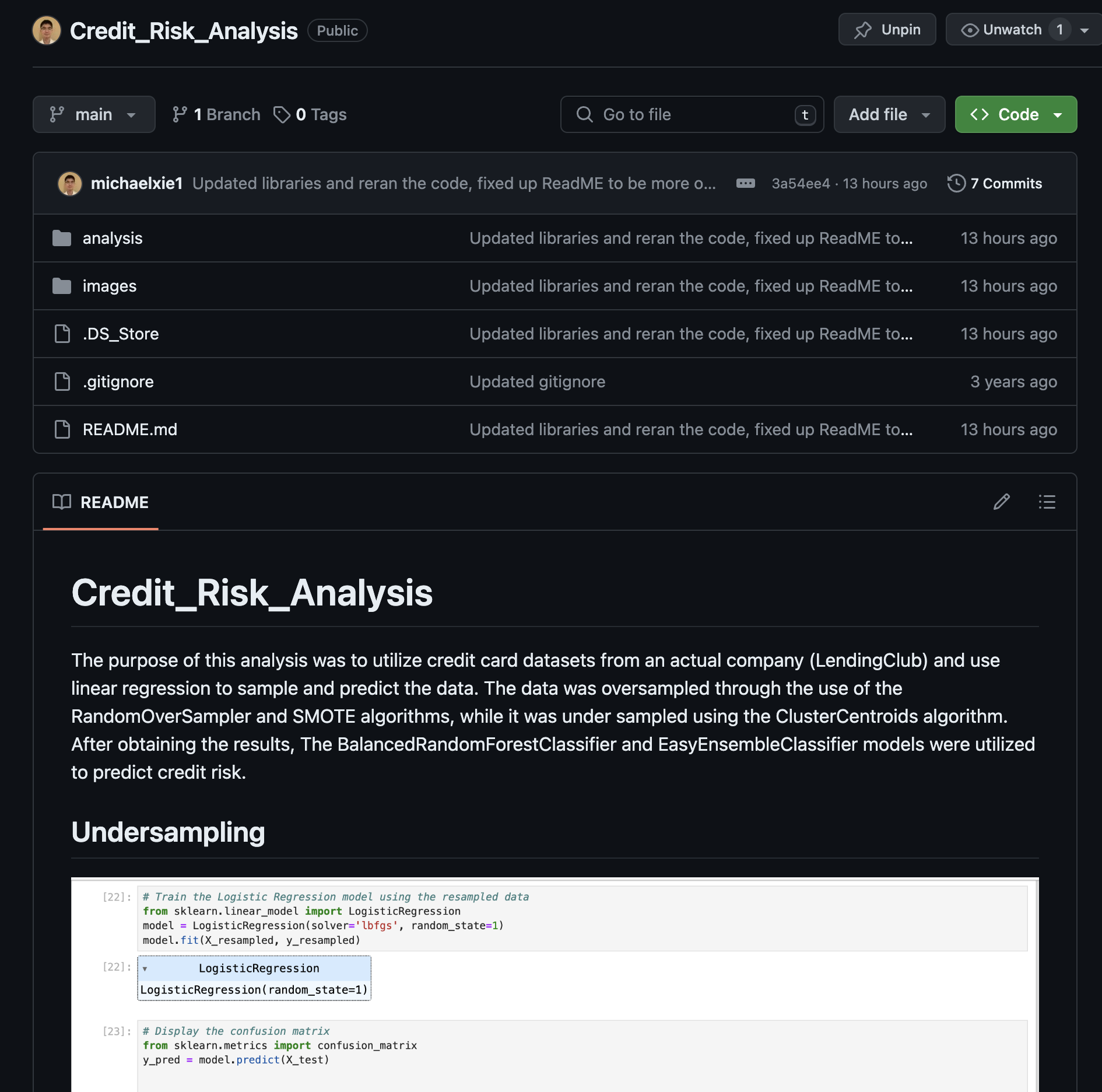 Credit Risk Analysis Preview